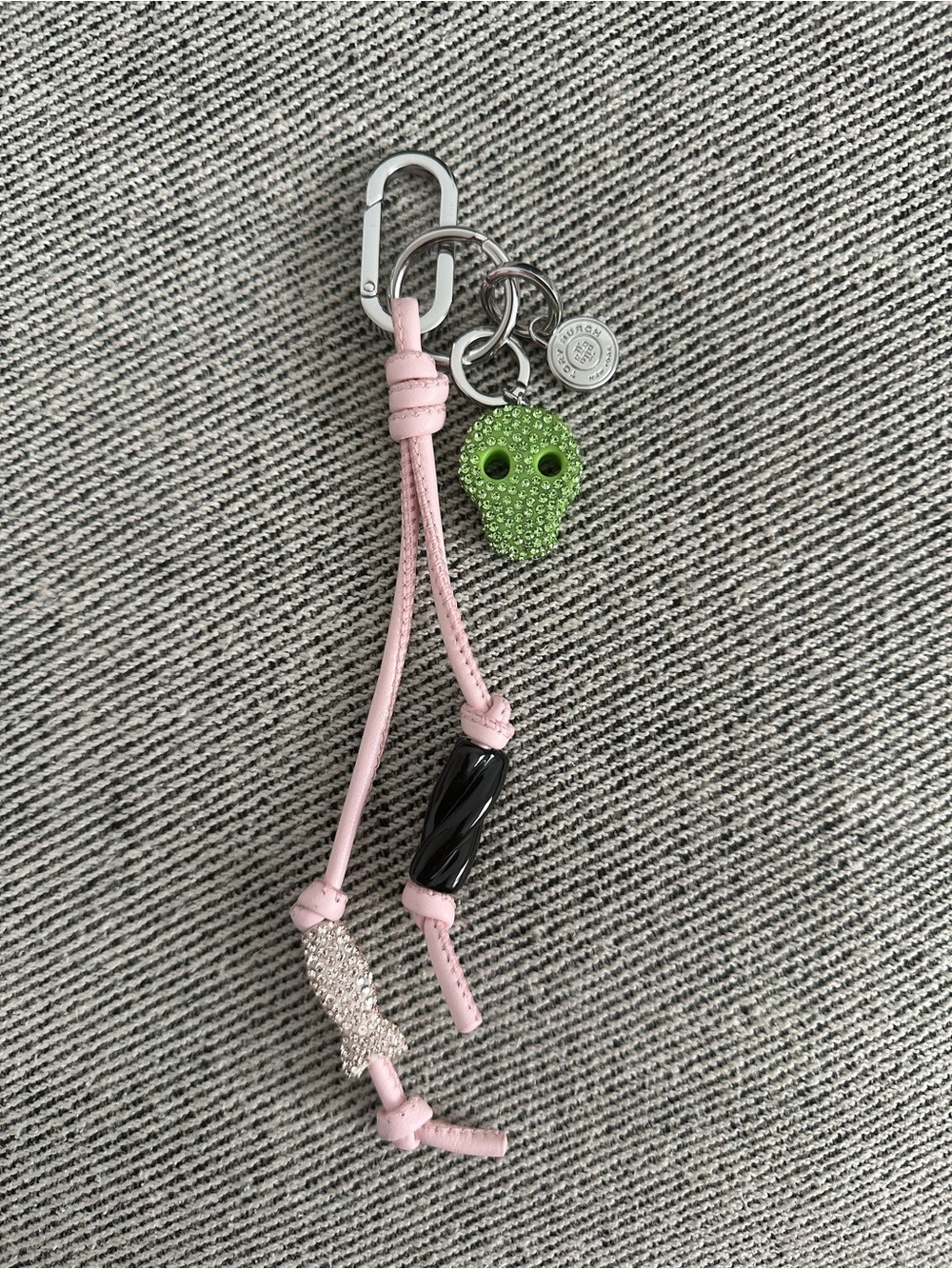 Authentic Tory Burch Skull Bag Charm / Key Chain